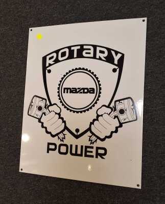 VINTAGE STYLE ENAMEL SIGN