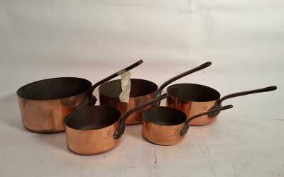 COPPER SAUCEPANS