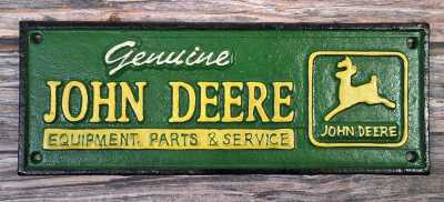 JOHN DEERE PLAQUE