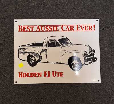 VINTAGE STYLE ENAMEL SIGN