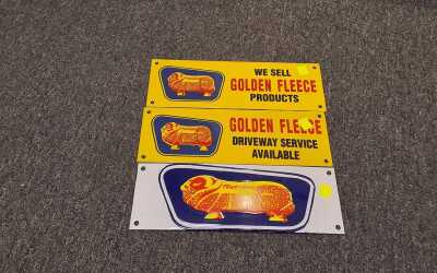 VINTAGE STYLE ENAMEL SIGNS