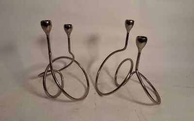 METAL CANDLESTICKS