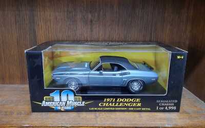 1971 Dodge Challenger die-cast model by American Muscle