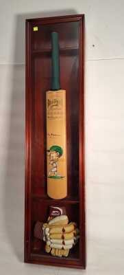 DON BRADMAN SIGNED BAT