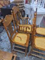 SPINDLE BACK CHAIRS - 2