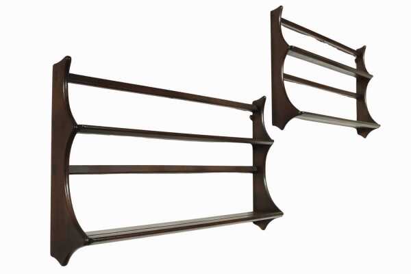 PAIR OF ERCOL WINDSOR PLATE RACKS