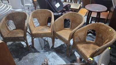 CANE ARMCHAIRS