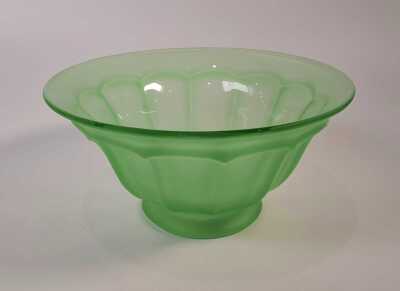 GREEN GLASS BOWL