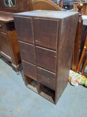 RUSTIC CATALOGUE CHEST