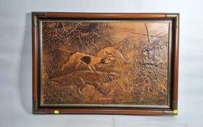 HUNTING DOGS SCENE