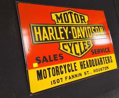 VINTAGE STYLE ENAMEL SIGN