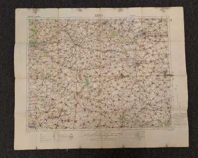 WESTERN FRONT MAP 1916