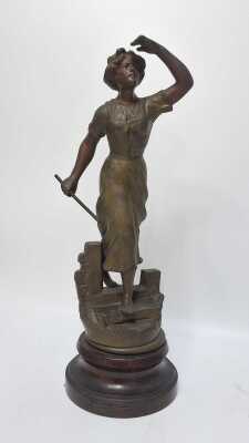 SPELTER FIGURE