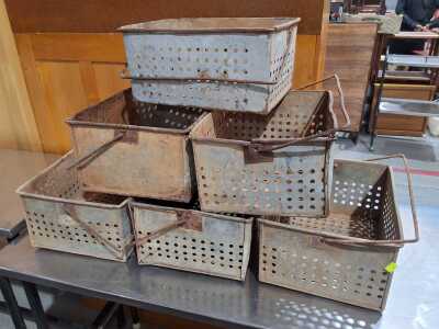 GALVANIZED INDUSTRIAL BASKETS