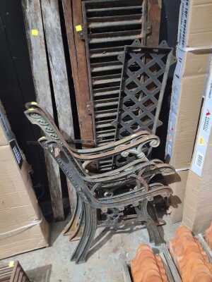 GARDEN BENCH PARTS