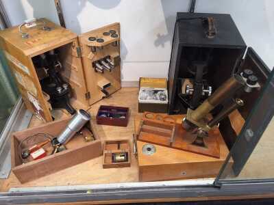 MICROSCOPE AND PARTS