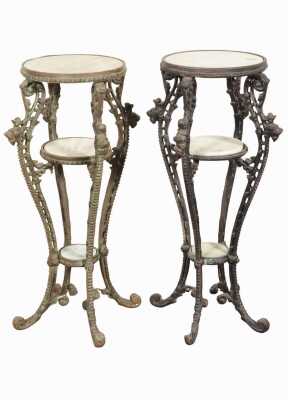 PAIR OF JARDINIERE STANDS