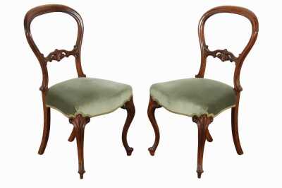 PAIR OF DINING CHAIRS
