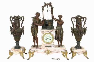 GARNITURE CLOCK SET