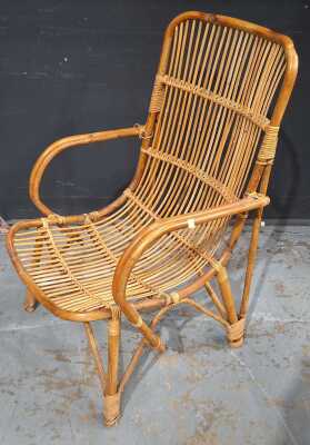 CANE ARM CHAIR