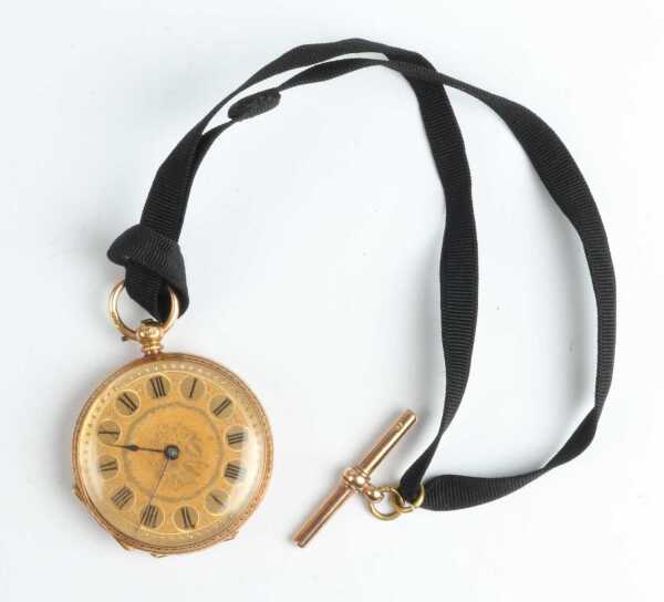 GOLD FOB WATCH