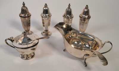 SILVER TABLE CONDIMENTS