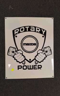 VINTAGE STYLE ENAMEL SIGN
