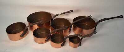 COPPER SAUCEPANS