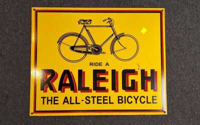VINTAGE STYLE ENAMEL SIGN