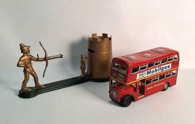 COIN BANK AND BUS