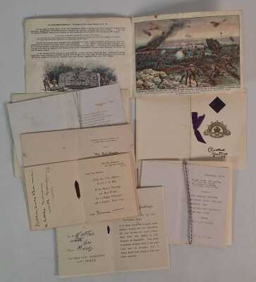 AUSTRALIAN WW1 XMAS CARDS.