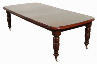 MAHOGANY DINING TABLE