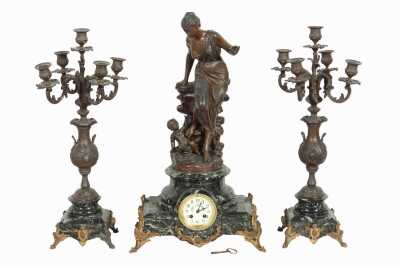 GARNITURE CLOCK SET