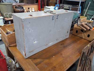 CARPENTERS CHEST AND TOOLS