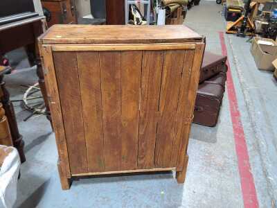 RUSTIC TIMBER CABINET