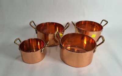 COPPER pots