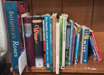 GARDENING & WINE BOOKS