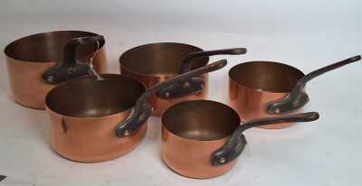 COPPER SAUCEPANS