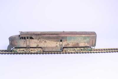 BRASS DIESEL ELECTRIC LOCOMOTIVE