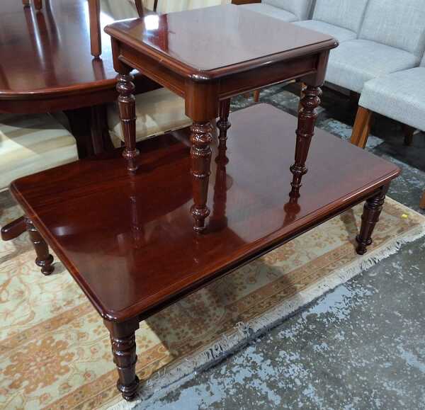 COFFEE TABLE AND LAMP TABLE