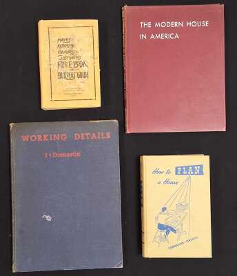 VINTAGE ARCHITECTURE BOOKS.