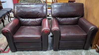 LEATHER ARM CHAIRS