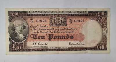 BANKNOTE Australian COA &pound;10