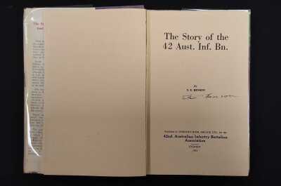 WW2 UNIT HISTORY. BENSON, STAN: