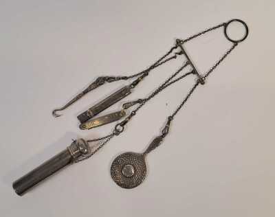SILVER CHATELAINE
