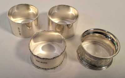SILVER NAPKIN RINGS