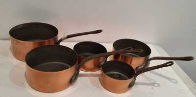 Copper Saucepans