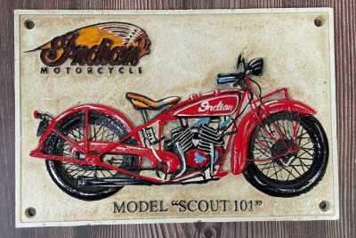 Motorcycle Plaque