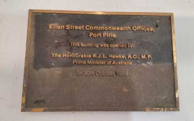 PT PIRIE PLAQUE