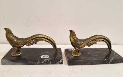 Pheasant Bookends